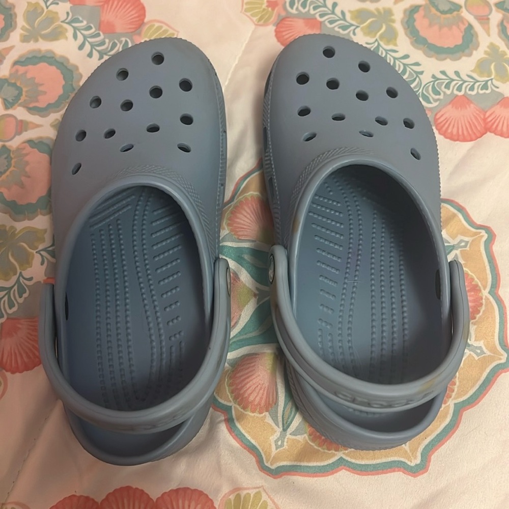 Light blue crocs